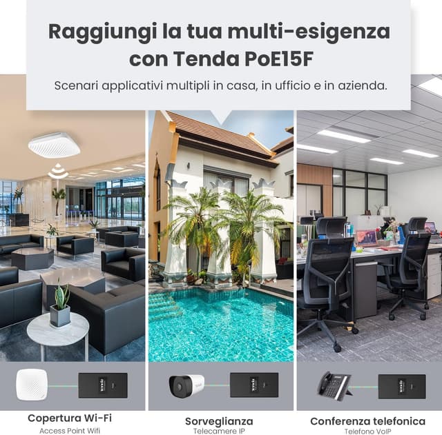 Thumbnail 5 de Tenda POE15F Adattatore PoE 15,4 W