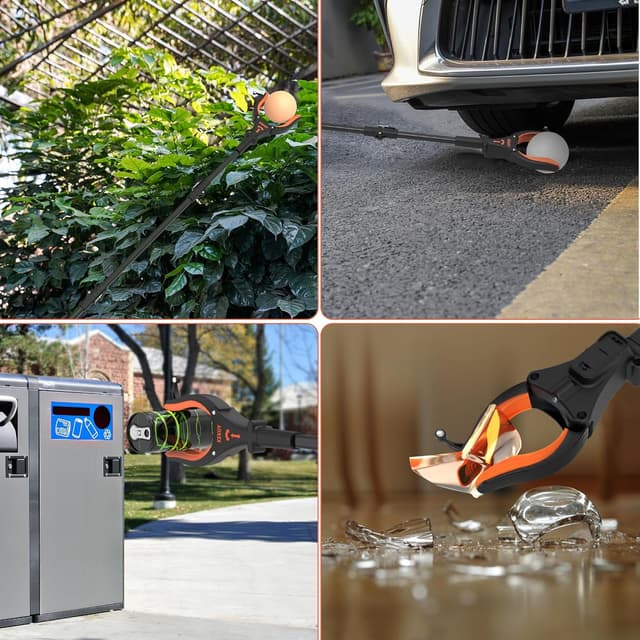 Thumbnail 5 de Kekoy 44" Grabber Reacher Tool with Light