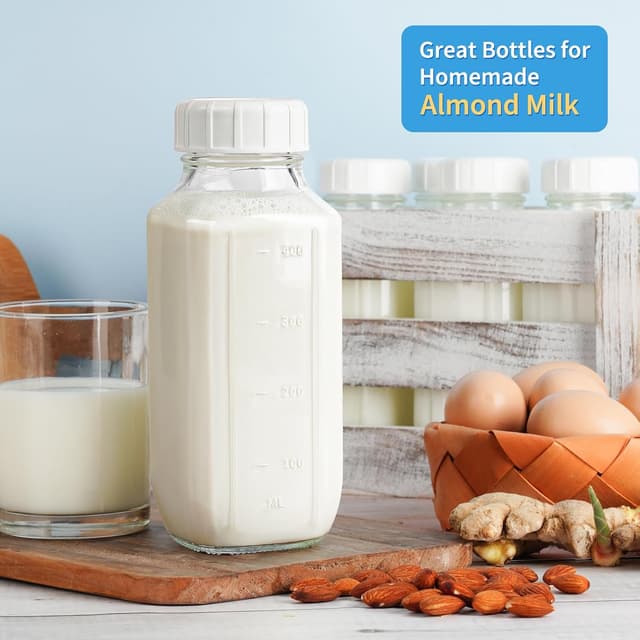 Thumbnail 6 de Syntic Glass Juice Bottles 3 Pack with Lids 🥤