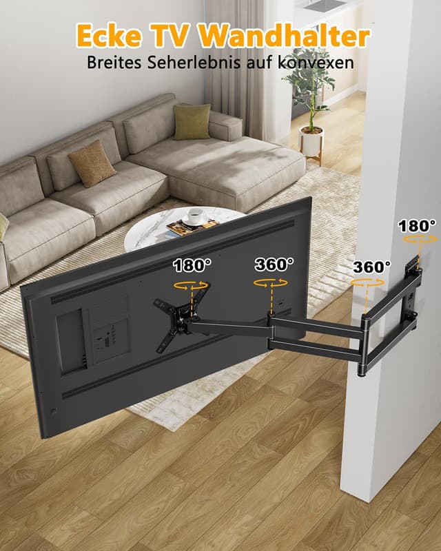 Detalle 2 de WHYFONE 1036mm Wandhalterung 180° Drehung