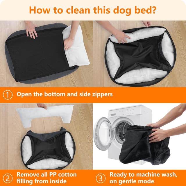 Thumbnail 6 de HMTOPE Hundebett 110 x 86 x 26 cm