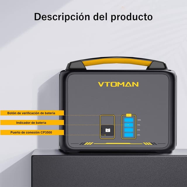 Thumbnail 3 de VTOMAN Jump 600X Batería Adicional 640Wh