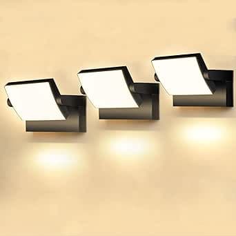 Imagen de GXXG Juego de 3 apliques LED 40W IP65 🌟 Cálido Exterior/Interior en OfertitasTOP