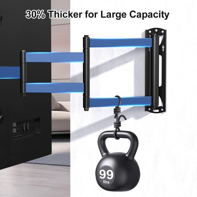 Detalle 1 de Suptek Corner TV Mount 748mm full motion