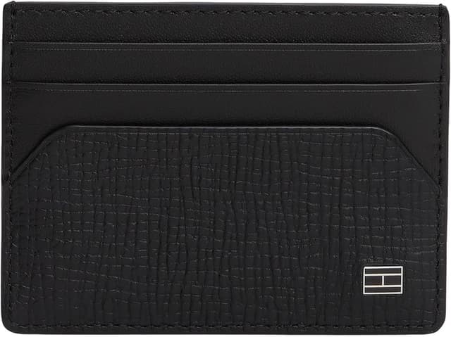 Detalle de Tommy Hilfiger TH Flag CC Holder tarjetero Black