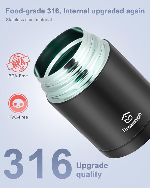 Thumbnail 4 de Dreamhigh Thermal Food Container 800 ml lunchbox 🍱