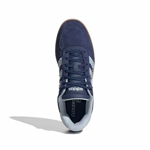 Detalle de adidas Breaknet Sleek para mujer (Dark Blue/Crystal Sky/GUM10) talla 39 1/3