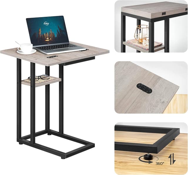 Thumbnail 5 de HOOBRO EBG29SF01 mesa auxiliar plegable 52x39 cm