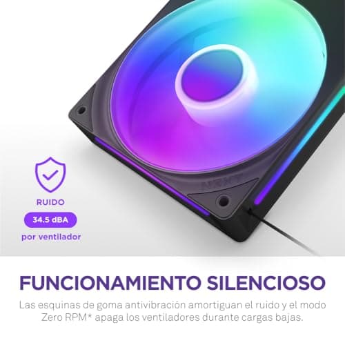 Thumbnail 10 de NZXT F420 RGB 420 mm, 3 x 140 mm ventiladores