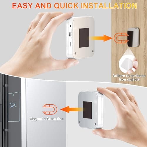 Thumbnail 6 de daphomeu 6 luces nocturnas recargables con sensor de movimiento y 3 colores (regulables)