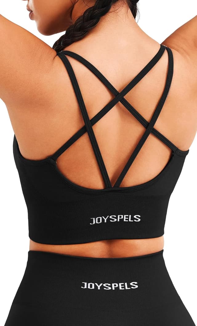 Detalle de JOYSPELS longline seamless sports bra