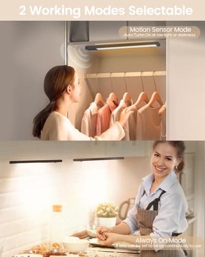Thumbnail 6 de HIBOITEC 2500mAh Luz Armario Sensor Movimiento