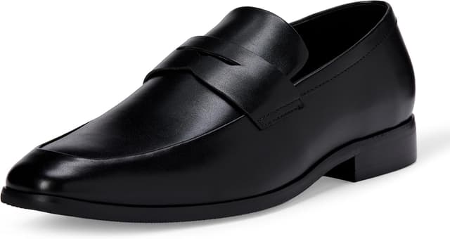 Detalle de Amazon Essentials Herren Penny-Loafer mit quadratischer Zehenpartie – bequeme Business-Mokassins mit viskoelastischer Komfort-Decksohle
