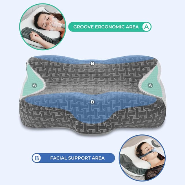 Thumbnail 3 de Elviros Almohada CPAP Cervical 60x42 cm