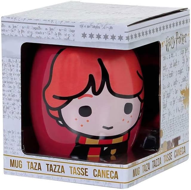 Thumbnail 4 de Harry Potter Ron Chibi Taza Oval Roja 14x10.5 cm