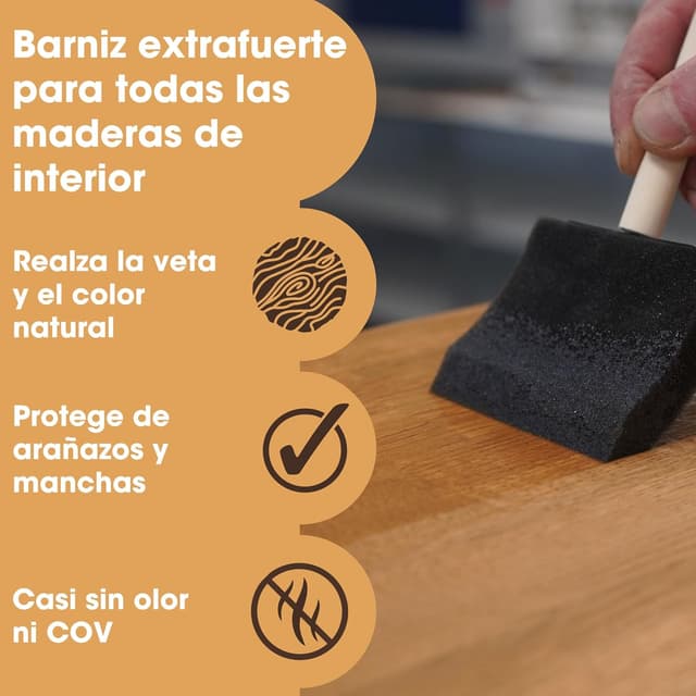 Thumbnail 1 de Barniz de madera interior extra resistente 250 ml