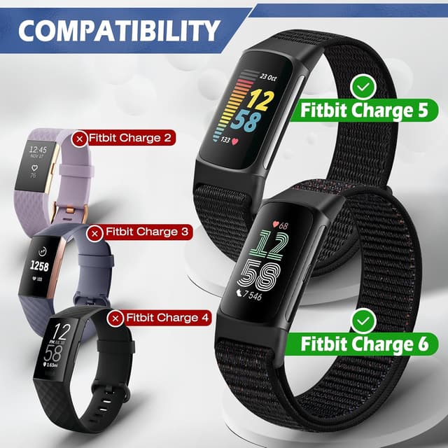 Detalle 2 de Fitbit Charge 6 nylon sport strap