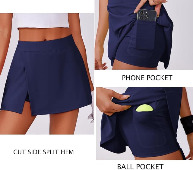 Detalle 2 de PINSPARK Minigonna tennis con 2 tasche