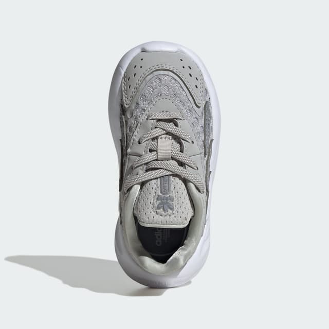 Detalle 2 de adidas Ozelia Elastic Lace Shoes Kids en gris