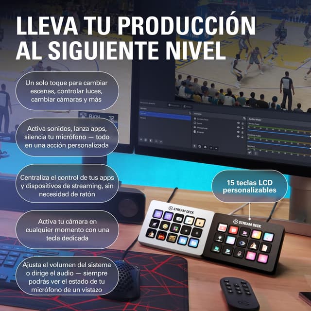 Thumbnail 2 de Elgato Stream Deck MK2 White 15 teclas