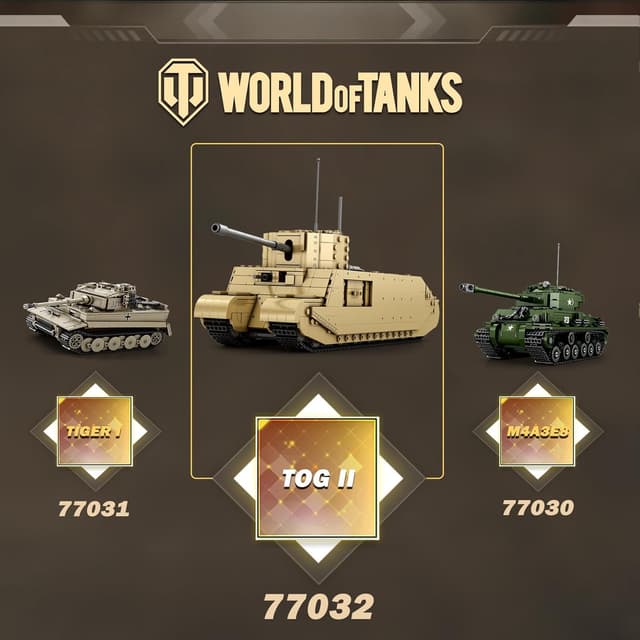 Thumbnail 6 de Reobrix Set di Costruzione Carro Armato TOG2 77032 (1427 pezzi) World of Tanks