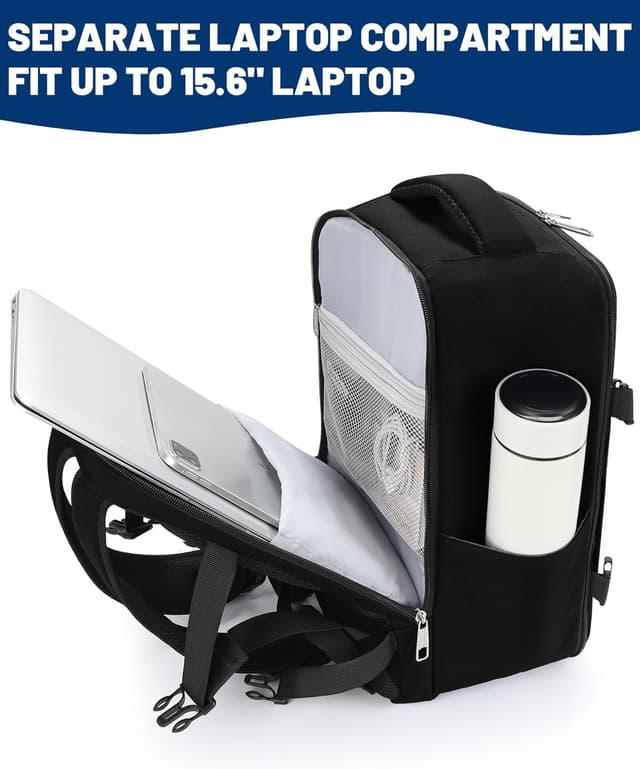 Detalle de MOCOCITO Underseat Cabin Bag 40x20x25L with 15.6-inch laptop pocket