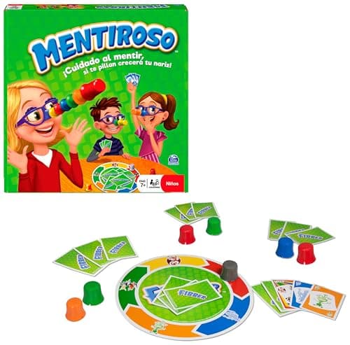 Detalle de Spin Master Games MENTIROSO juego de mesa para 2-6 jugadores 🎲