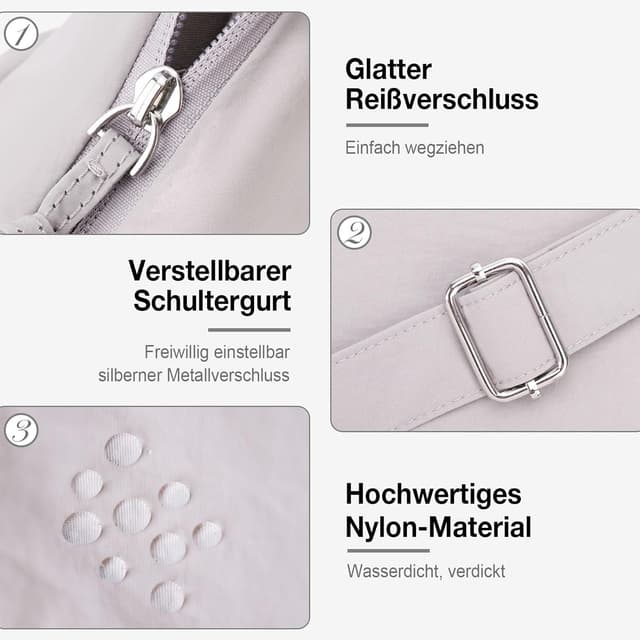 Thumbnail 5 de VIMUTI Halbmond Umhängetasche Damen 35x7x22 cm