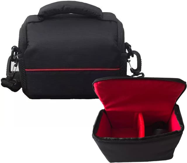 Detalle de MaD Camera kleine Kameratasche (kompakte Schulter-Tragetasche) für Bridge-Kameras