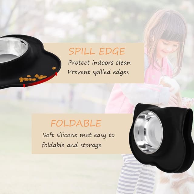 Thumbnail 3 de Dog Bowls Puppy Bowl with Mat Tray