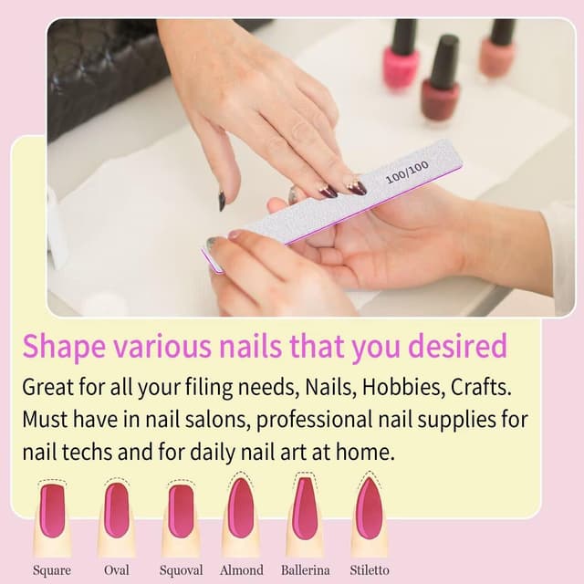 Thumbnail 6 de METEOROCK 80/80 nail file grit, 12 pack