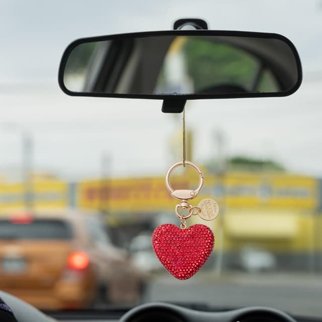 Thumbnail 3 de CHUQING Coeur Porte-clés strass 9 cm ❤