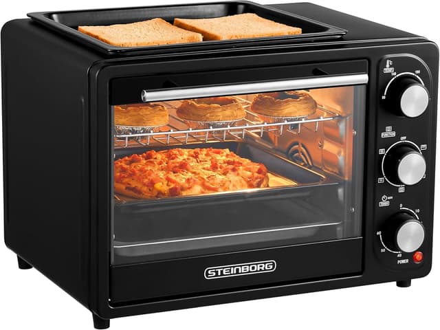 Detalle de Steinborg 3in1 Mini Backofen 20 Liter, 1300 W