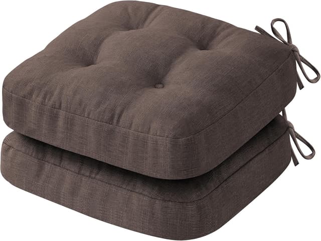 Thumbnail 6 de IASEAHK Memory Foam Dining Chair Cushions 16.5" x 16.5" x 3.5" 🍽