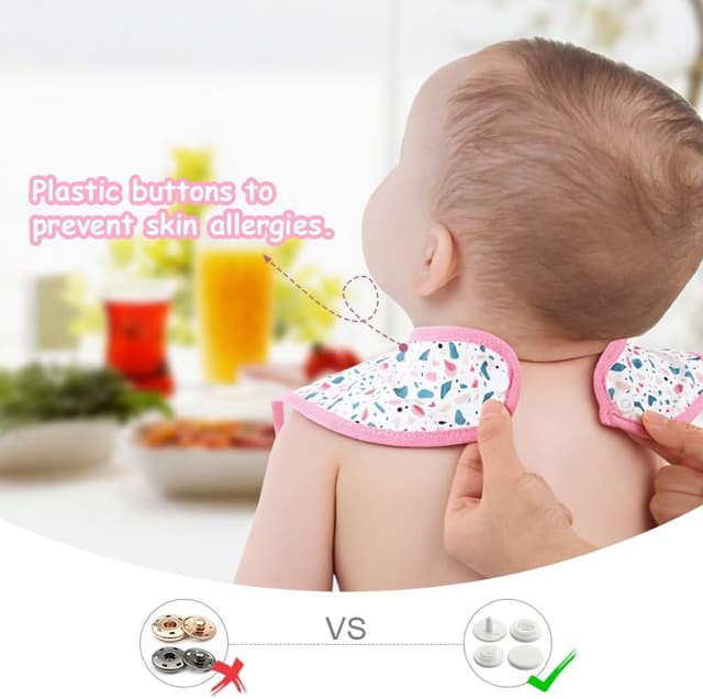 Detalle de Bavoirs bébé Aolso, lot 7 imperméables