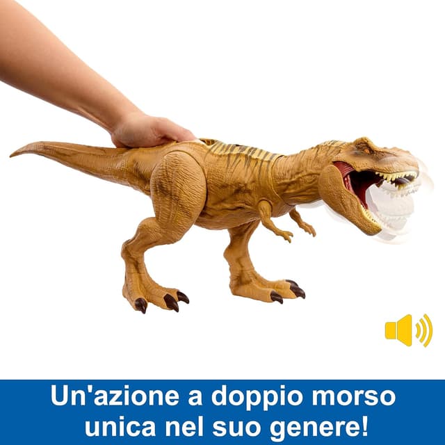 Thumbnail 3 de Mattel Jurassic World T-Rex Caccia e Divora