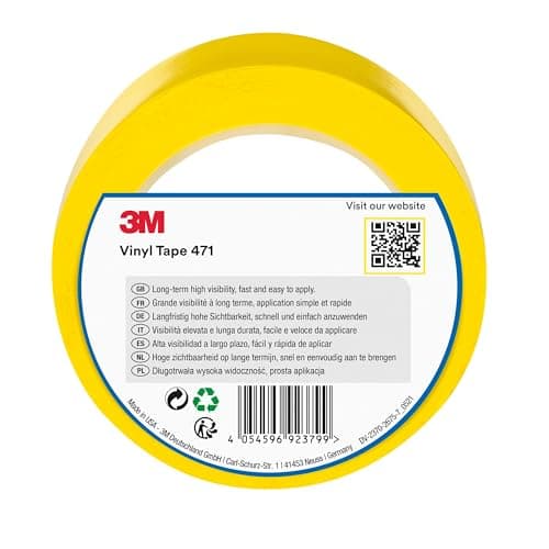 Imagen de 3M 471 Cinta vinilo Amarilla 50 mm x33 m en OfertitasTOP