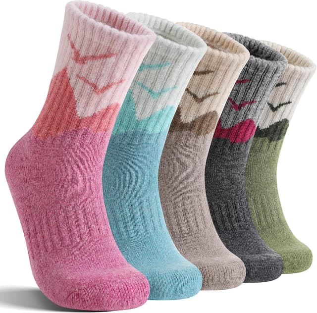 Thumbnail 6 de EBMORE Merino Wool Hiking Socks 5 pairs
