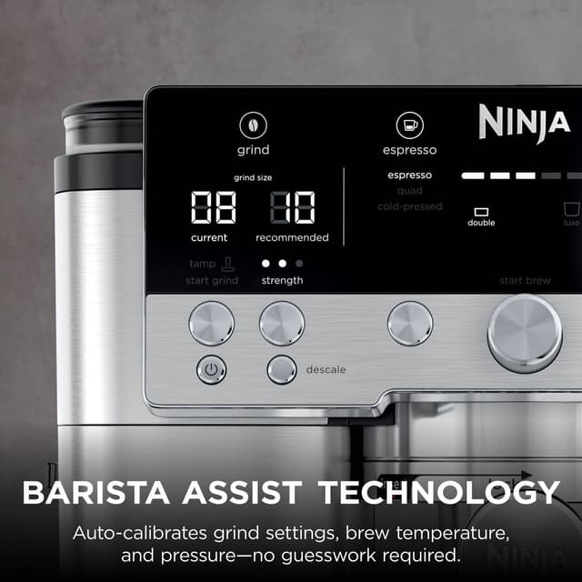 Detalle 2 de Ninja Luxe Premier ES601UK 3‑in‑1 Coffee Machine
