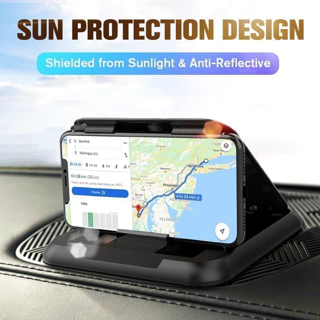 Detalle de Milukon Handyhalterung Auto universal, drehbar