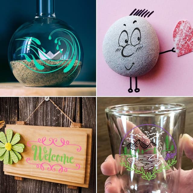 Thumbnail 2 de APOGO Metallic Marker Pens 10 Colours