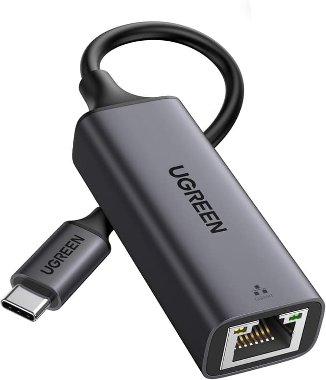 Imagen de UGREEN Adattatore Ethernet USB-C a RJ45 1000 Mbps in alluminio (Thunderbolt 3) – convertitore di rete per MacBook, iPad e smartphone en OfertitasTOP