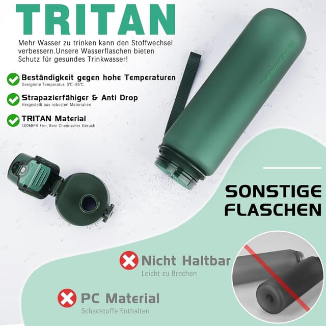 Thumbnail 3 de AOPREL Trinkflasche 1l 🥤