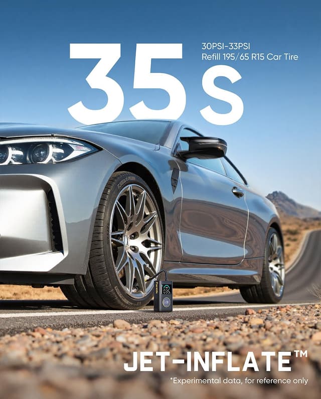 Detalle 2 de Fanttik X10 Pro 150 PSI Portable Tire Inflator