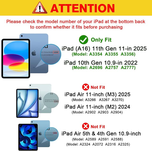 Detalle 2 de ProCase Funda iPad 11"/10" Ultra Delgada con Soporte