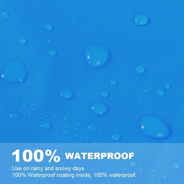 Detalle de Vicloon poncho impermeabile in EVA riutilizzabile (confezione da 2 pezzi) per adulti