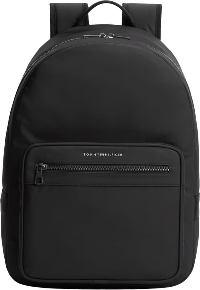 Detalle de Tommy Hilfiger Th Repreve Backpack AM0AM14148 : sac à dos homme noir (taille unique)