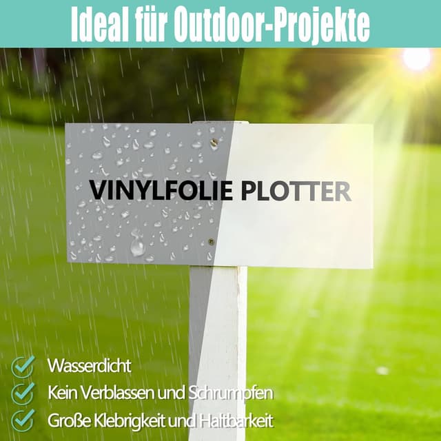 Thumbnail 3 de Selbstklebende Vinylfolie 30,5 x 305 cm Matt Weiß