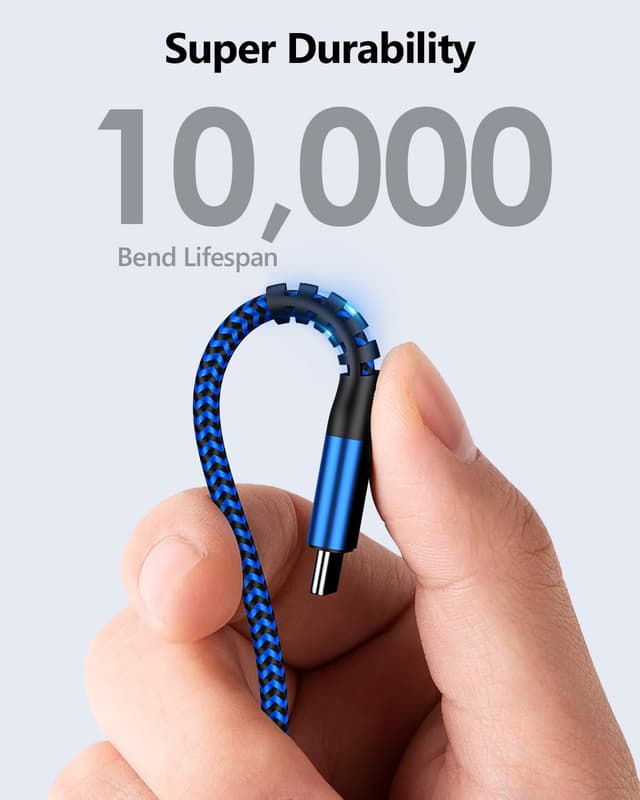 Detalle 2 de SUNGUY Câble USB‑C vers USB‑C 2 pièces 0,3 m 60 W (PD, 3 A)