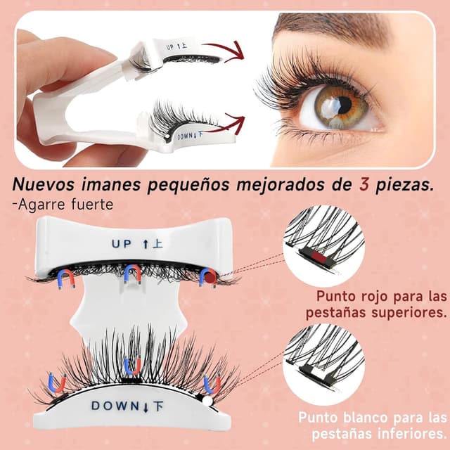 Thumbnail 3 de Higu Clace Pestañas Magnéticas Set A 🎀